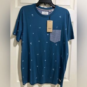 Produkt Men’s Teal/Blue T-Shirt in Size Medium